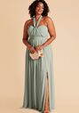 Birdy Grey Grace Chiffon Dress in Sage Bridesmaid Dress - thumbnail - 6