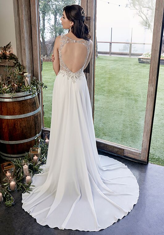 Casablanca Bridal 2422 Zoey Sheath Wedding Dress - 2