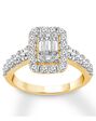 Kay Jewelers Vintage Emerald Cut Engagement Ring - thumbnail - 1