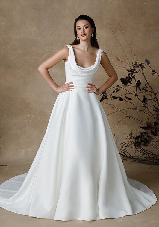 Justin Alexander Grove A-Line Wedding Dress - 4