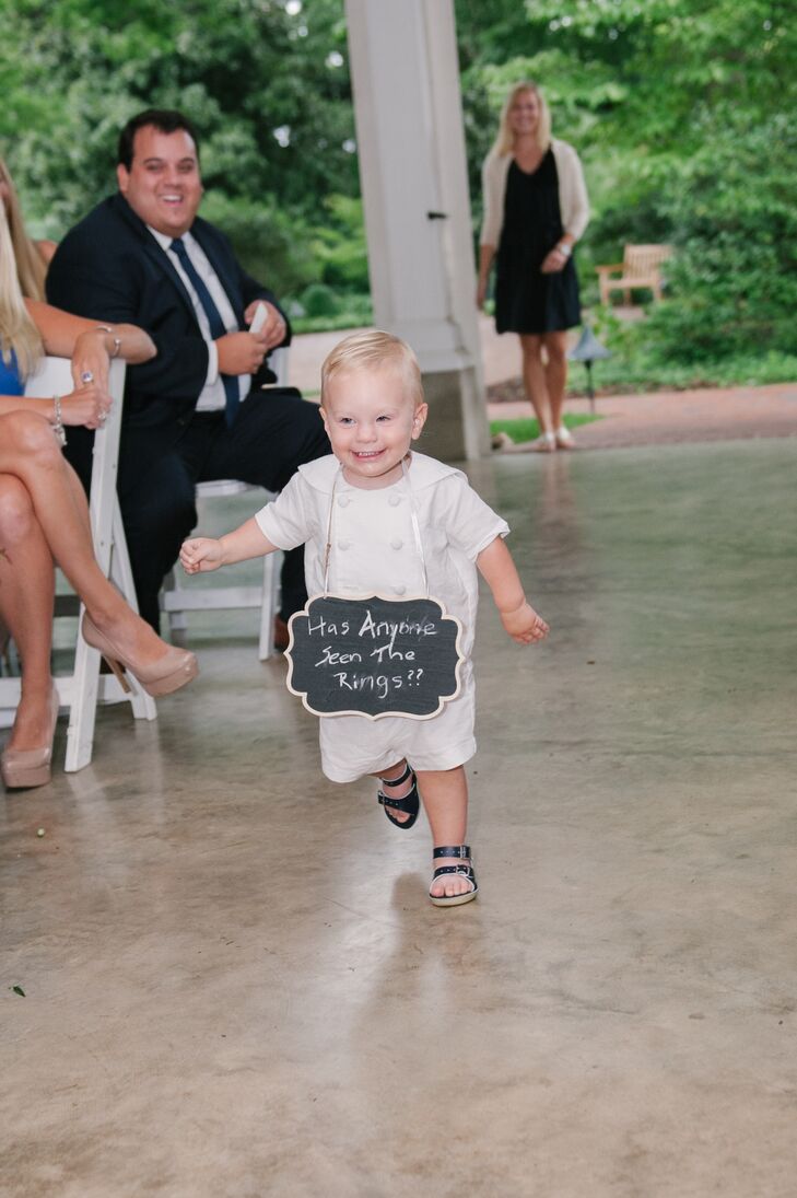 Chalkboard Ring Bearer Sign