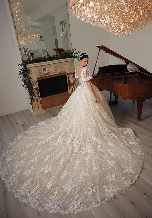 Amaré Couture C168 Valona Ball Gown Wedding Dress - 5