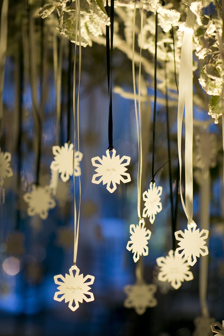 Snowflake Escort Cards
