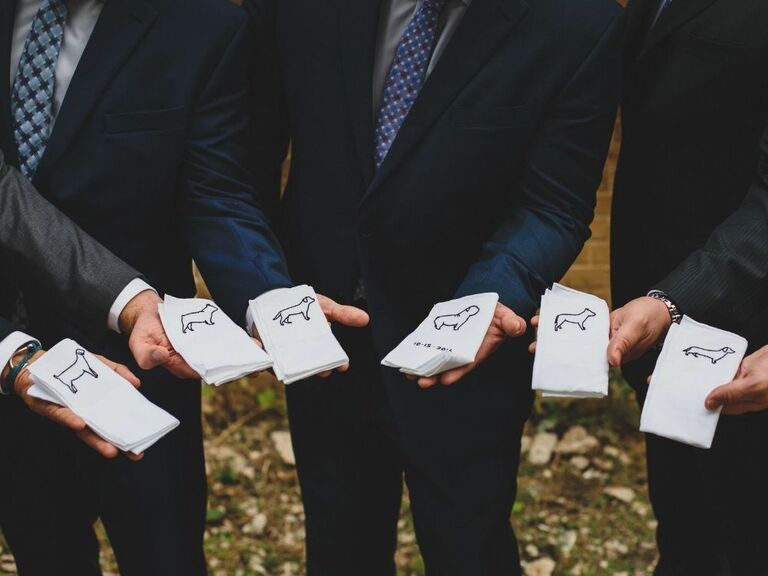 animal-themed pocket squares