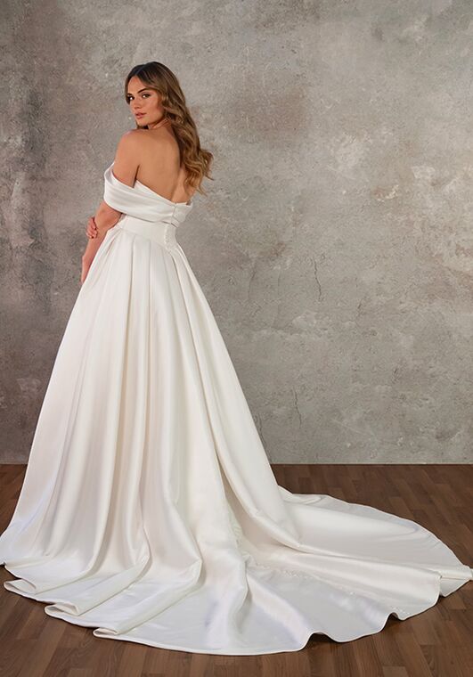 Essense of Australia D4427 A-Line Wedding Dress - 2