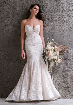 Allure Couture C688 Fit-and-Flare Wedding Dress