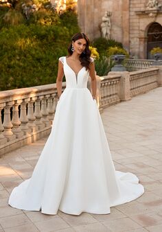 Moonlight Collection J6873 A-Line Wedding Dress