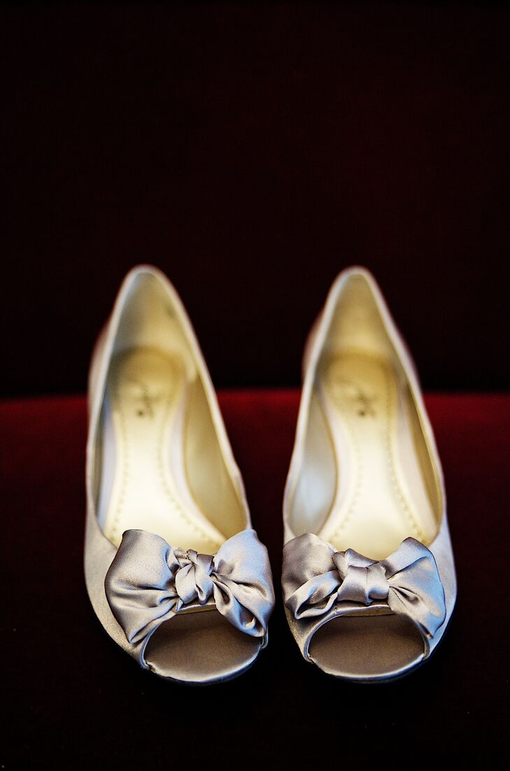 Peep Toe Wedding Shoes