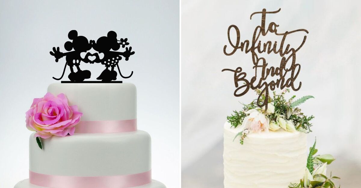 27 Magical Disney Wedding Cake Toppers - This Fairy Tale Life