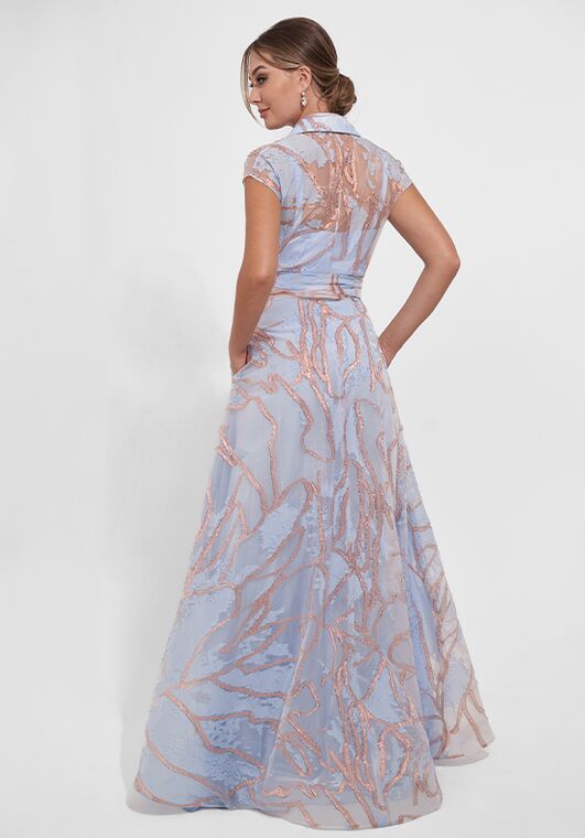 Jade Couture Mother of the Bride by Jasmine K278018 Blue Mother Of The Bride Dress - 2