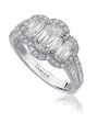 Christopher Designs Glamorous Emerald Cut Engagement Ring - thumbnail - 1