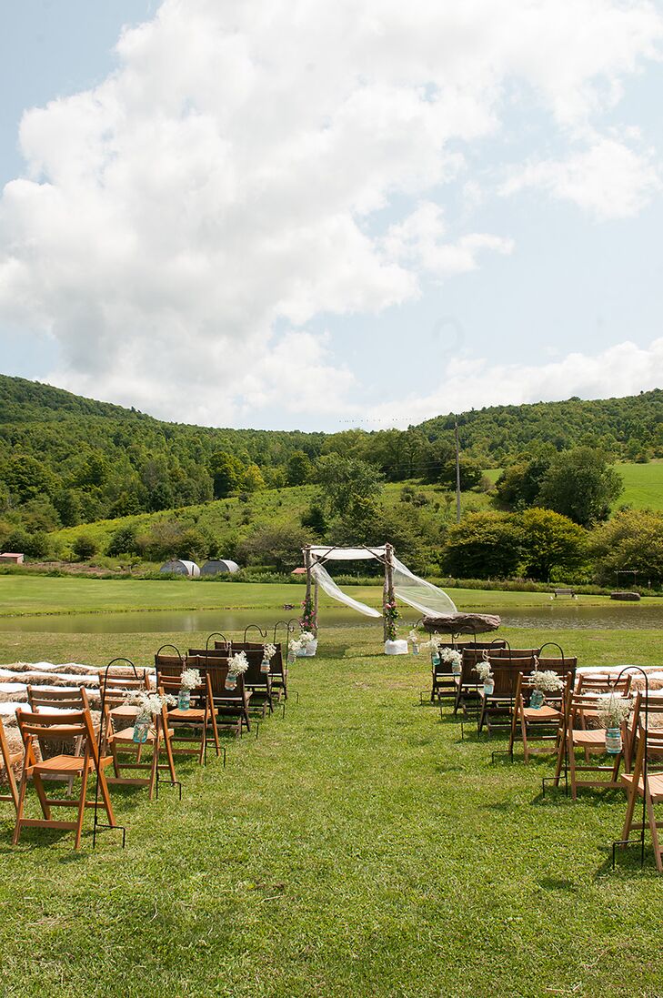Rustic, Outdoor Ceremony at Maple Shade Farm