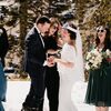 This Skiing Wedding at Mt. Ashland Ski Resort in Ashland, Oregon, Included a Parking Lot Tailgate Reception
