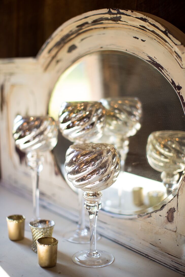 Mercury Glass Goblets