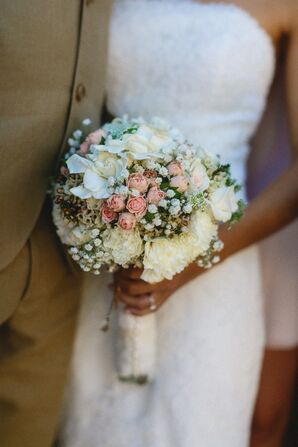 Blush and Ivory Bridal Bouquet