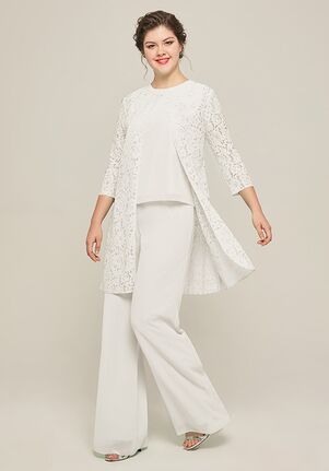 AW Bridal AW Karin Pantsuit White Mother Of The Bride Dress