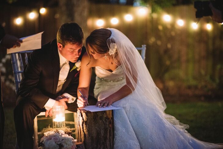 Stacy and Chris's Intimate Fall Wedding
