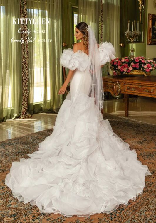 KITTY CHEN EVERLY, H2332 Mermaid and Trumpet Wedding Dress - 5