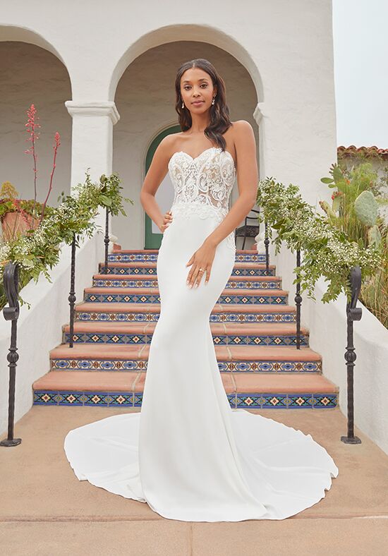 Beloved by Casablanca Bridal BL377 Raine Fit-and-Flare Wedding Dress - 1