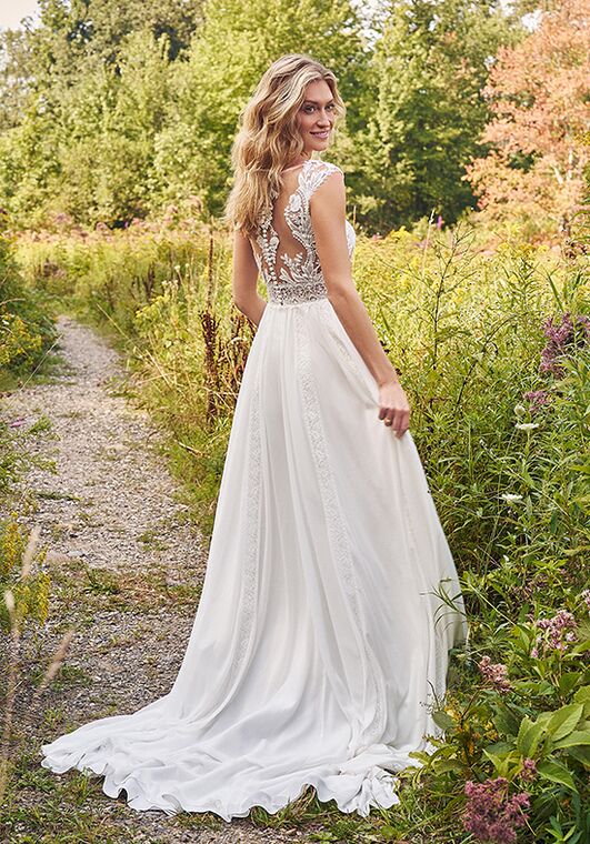 Lillian West 66334 A-Line Wedding Dress - 3