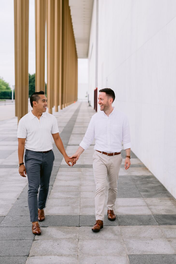 Engagement Photo at Kennedy Center in Washington, DC