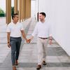 This Couple Rode Bikes Around Washington, DC, for Their Prewedding Engagement Photo Shoot