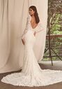 Lillian West 66280 Fit-and-Flare Wedding Dress - thumbnail - 4