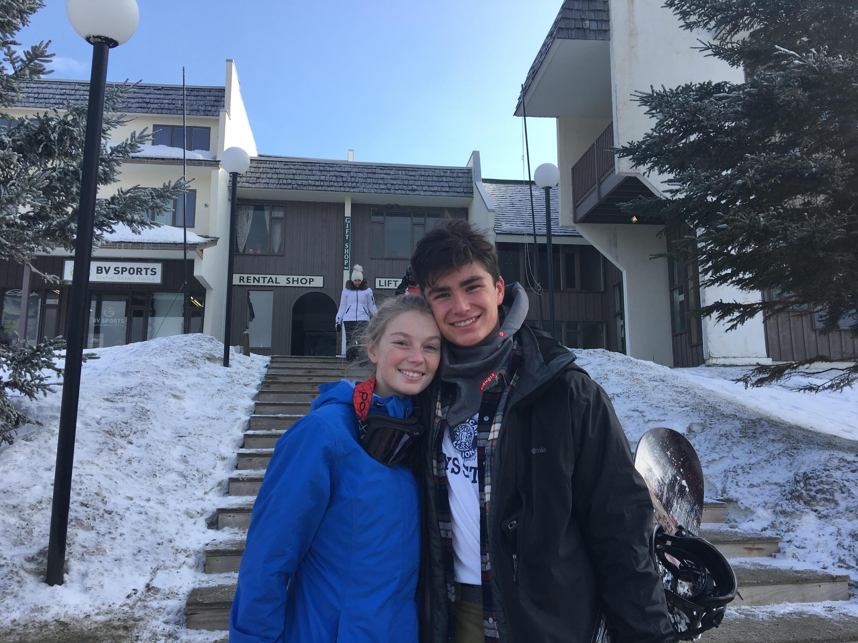 Our first vacation, snowboarding in Vermont (with a healthy dose of concussion)
