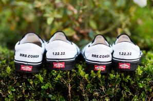 Custom Vans Sneakers for Wedding