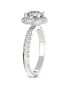 Friendly Diamonds Glamorous Cushion, Round Cut Engagement Ring - thumbnail - 3