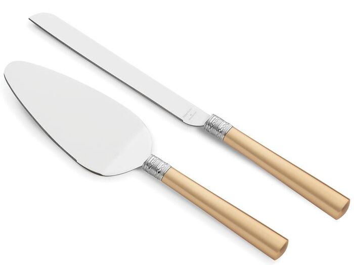 Vera Wang cake cutting set from Macy's. 