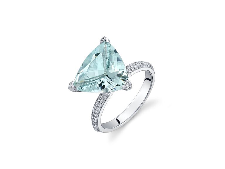 aquamarine engagement ring