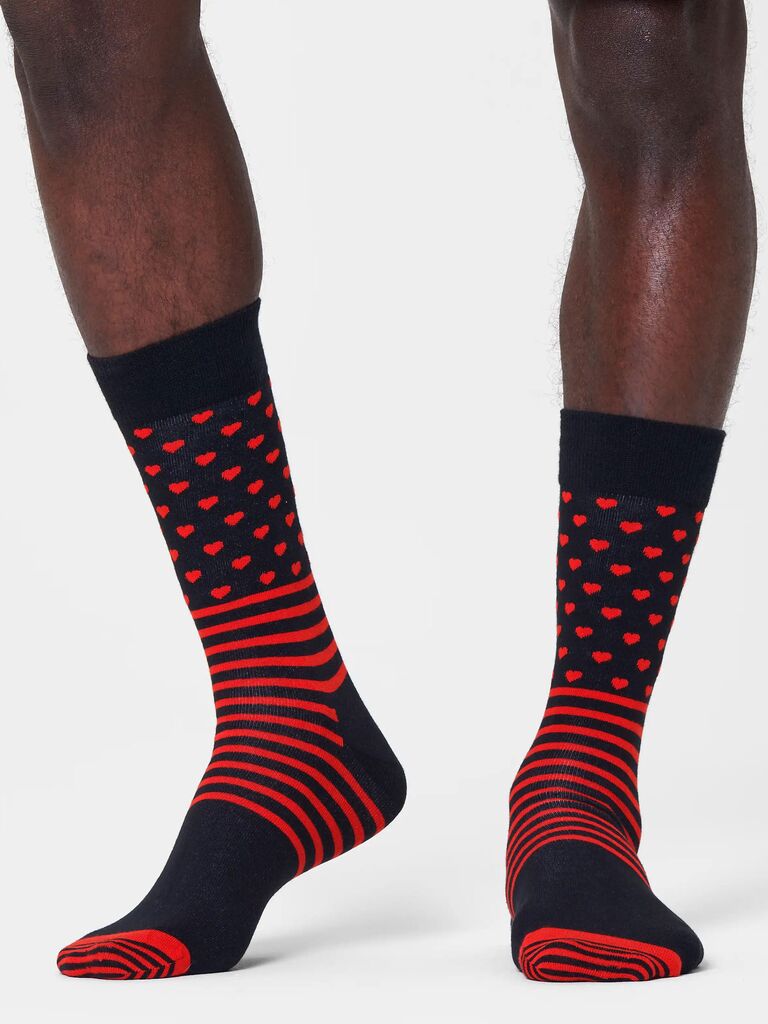 Heart-themed socks just because gift