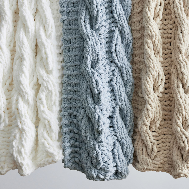 Cozy Throw Blanket from Pottery Barn for the perfect parents thank you gift