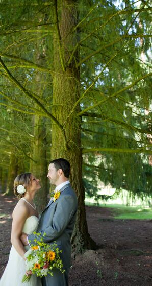 Couple Shot with Natural Backdrop