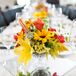 Summer Flower Centerpiece at Reception