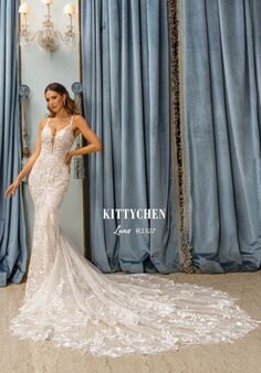 KITTYCHEN LUNA, H2327 Fit-and-Flare Wedding Dress