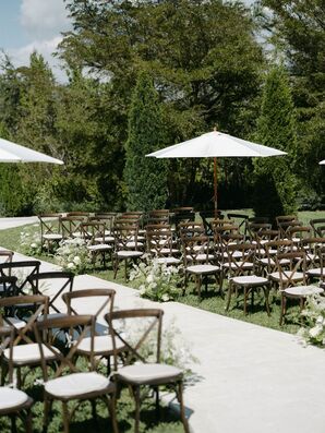 decorate patio umbrella for wedding Preppy Umbrella + Parasol Wedding Decorations & Accents