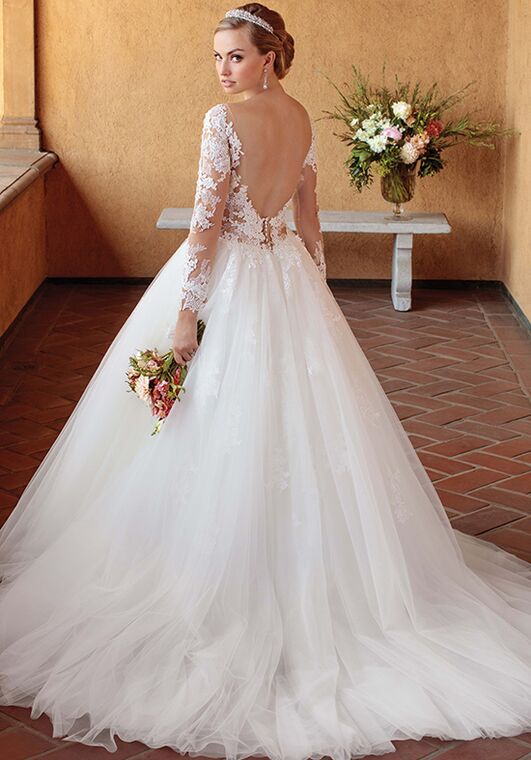 Casablanca Bridal 2309 Elsie Ball Gown Wedding Dress - 3