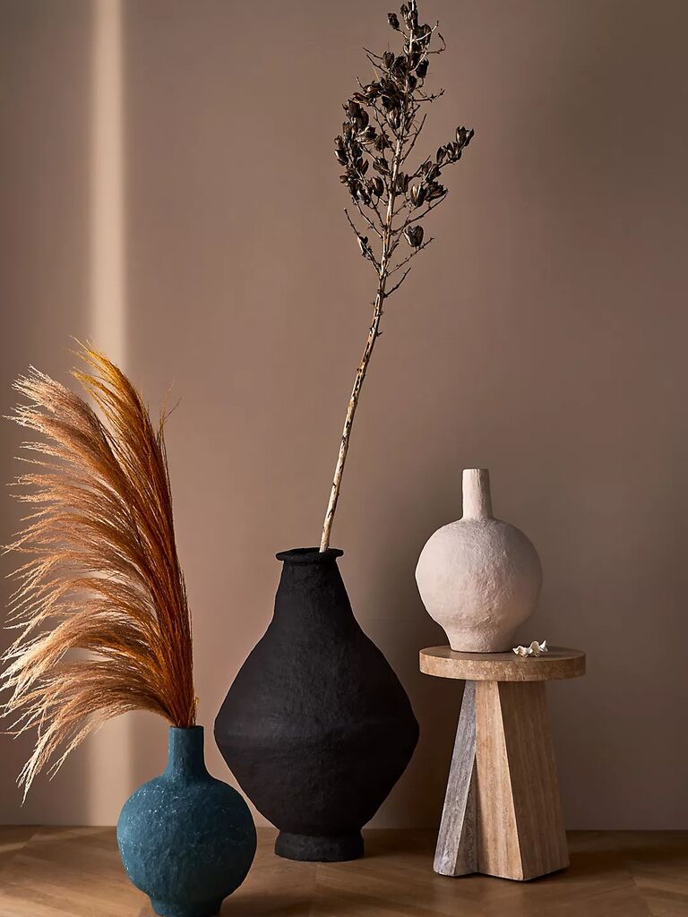 paper vase anniversary gift