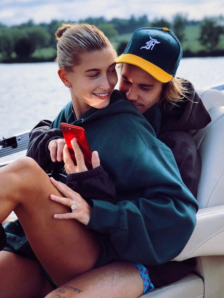 Justin and Hailey get engaged. 