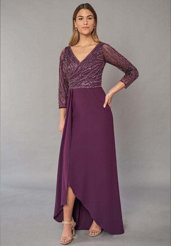 Jade Couture Mother of the Bride by Jasmine K268059U Purple Mother Of The Bride Dress - 1