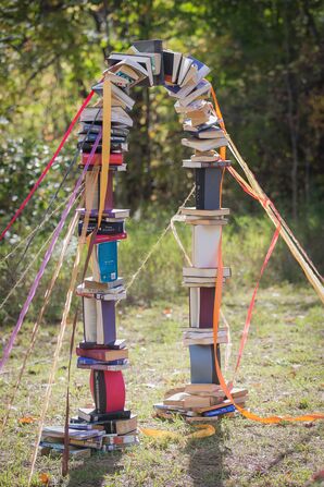 DIY Book Ceremony Arch
