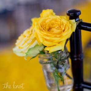 Yellow Rose Ceremony Decor