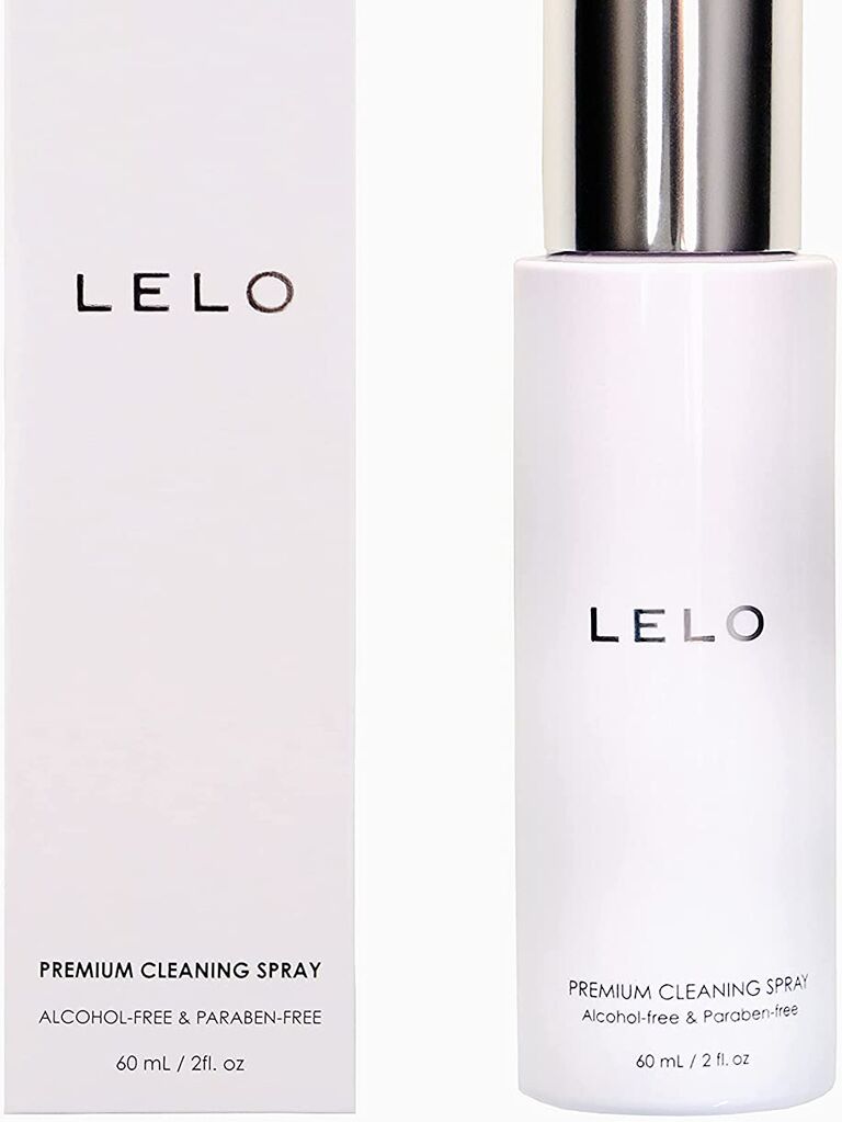 Sex toy cleaning spray from Amazon. 