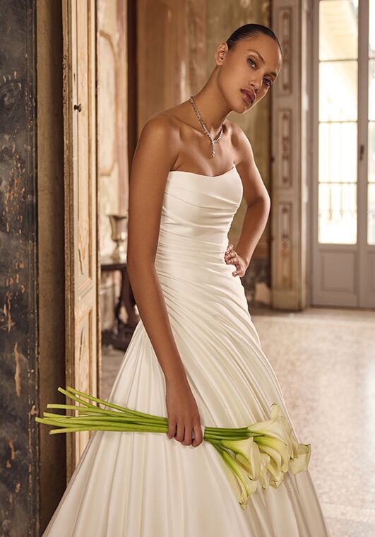 Justin Alexander Kiera A-Line Wedding Dress - 4