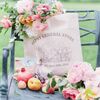 Quaint Country Markets Inspired This Peach-and-Blue Pennsylvania Wedding