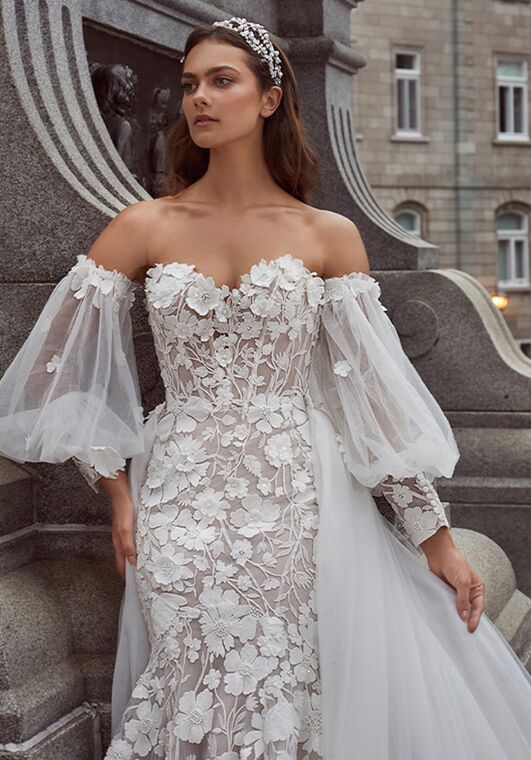 Calla Blanche 124121 Nailah Mermaid and Trumpet Wedding Dress - 5