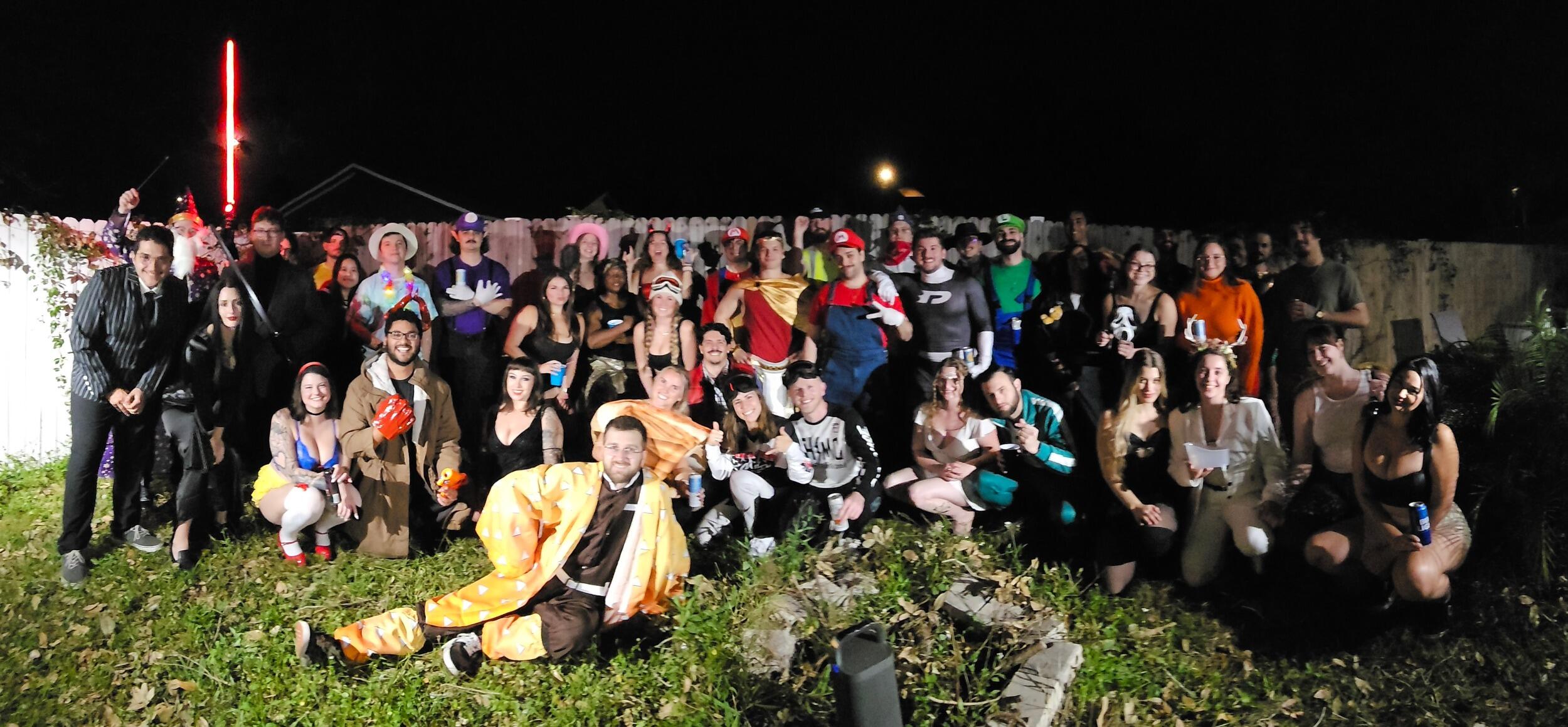 Our Massive Halloween Parties - The House Known Colloquially As "The Wooden Pickle"
