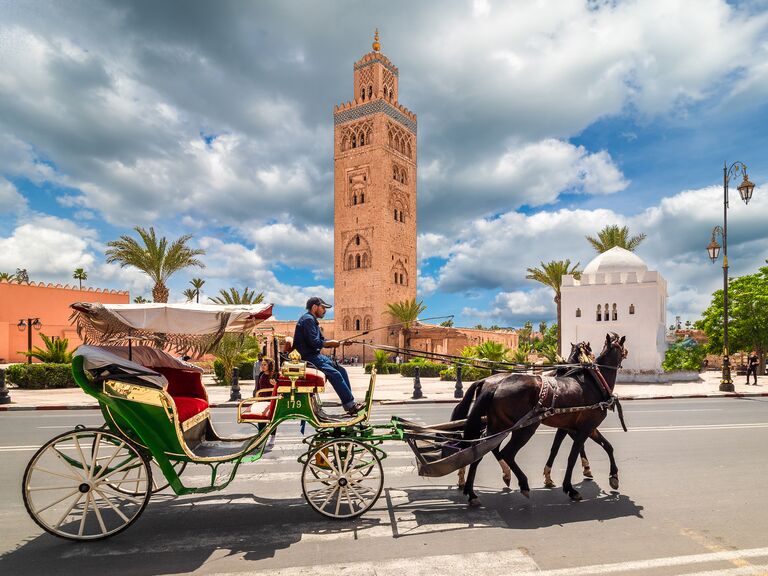 Koutoubia Mosque on Marrakesh, Morocco